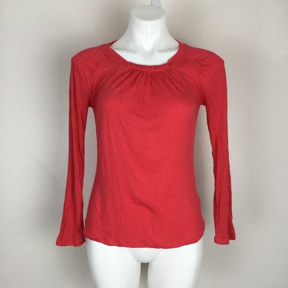 🚨SALE🚨Kenneth Cole Blouse Top Coral Size Small 3/$10 4/$12 5/$15 - Picture 2 of 6